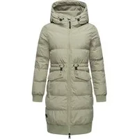 Ragwear Steppmantel Briosh Wasserdichter Damen Wintermantel mit Kapuze