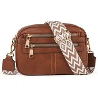 TAN.TOMI Schultertasche Umhängetasche Damen Mittelgroß tasche mit Weich Breiter Gurt, Damen Handtasche mit Verstellbarer Schulterriemen