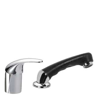 Tres Einhebelmischer für Frisör Kopfwaschbecken Mit abnehmbarer Handbrause, 172450 172450