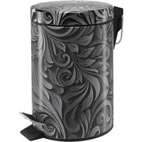 Sanilo Kosmetikeimer Floral, 3 Liter, Bad Mülleimer mit Absenkautomatik & Innenbehälter