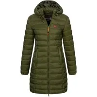Geographical Norway Steppmantel Damen Herbst Jacke Steppjacke Outdoor leicht Kapuze Übergangsjacke