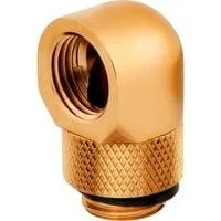XF 90° Rotary Adapter Twin Pack, Verbindung gold, kompatibel mit CORSAIR XF Fittings