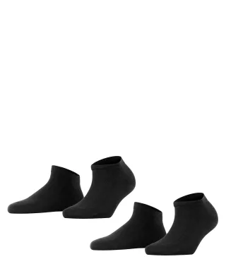 FALKE - FALKE Happy 2-Pack Damen black - Gr. - 36.5