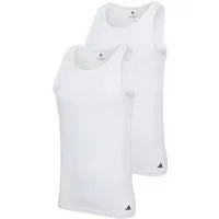 adidas Sportswear Tanktop Active Flex Cotton (2er Pack) Baumwoll-Mix, elastisch, Rundhalsausschnitt