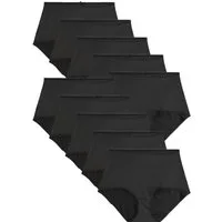 Next Taillenslip Mikrofaser-Slips, 10er-Pack, voll bedeckend (10-St)