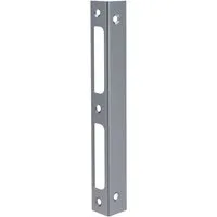 BASI Winkelschließblech Schließblech, (Packung), DIN R/L verwendbar, käntig, verzinkt, Länge 200 mm x Breite 22 mm