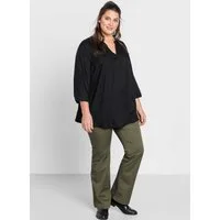 Sheego Klassische Bluse Tunika 3/4-Arm