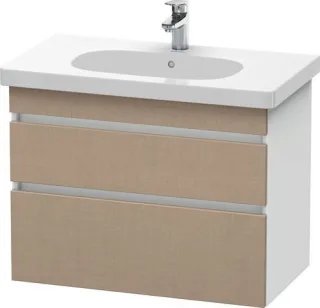 Duravit DuraStyle Waschtischunterbau wandhängend Leinen & Weiß Matt 800x453x610 mm - DS648407518 DS648407518