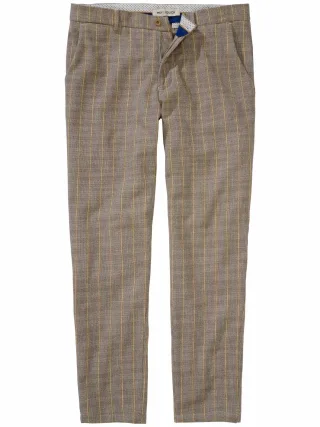 Mey & Edlich Herren Charakter-Chino Grau 100 % Baumwolle