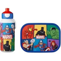 Mepal Lunchbox Lunch Set für Kinder mit Avengers-Motiv, 3-teilig, BPA-frei, spülmaschinengeeignet