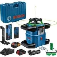 Akku-Rotationslaser GRL 650 CVHG Professional, 18Volt, mit Halterung blau, Akku ProCORE18V 4,0Ah, Koffer, grüne Laserlinie