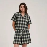 Santa Cruz T-Shirt CLASSIC CHECK CROP SHIRT