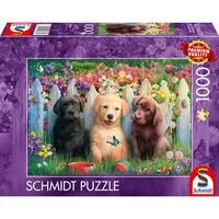 Süße Welpenszene, Puzzle 1000 Teile