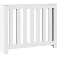 vidaXL Heizkörper Heizkörperverkleidung Weiß 104x20x82 cm Holzwerkstoff