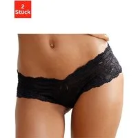 Vivance Panty (Packung, 2 Stück) aus elastischer Spitze, sexy Dessous
