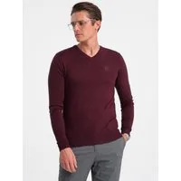 OMBRE V-Ausschnitt-Pullover Eleganter Herrenpullover mit V-Ausschnitt