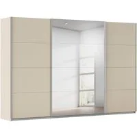 OTTO home Schwebetürenschrank Kleiderschrank Schrank Schlafzimmerschrank Garderobe AGORDO (Breiten 203/271/315/360 cm in drei Griff-Farben - NEU: Farbe SCHWARZ) Top Innenausstattung, in 4 Breiten und 2 Höhen MADE IN GERMANY