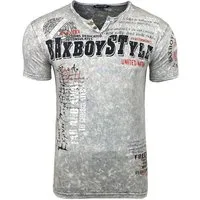 Baxboy T-Shirt Baxboy T-Shirt »VINTAGE« mit trendigem Markenprint B-148