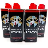 IMCO Feuerzeug Benzin 4 x 133ml Kanister Benzin 4er Spar Set das Original