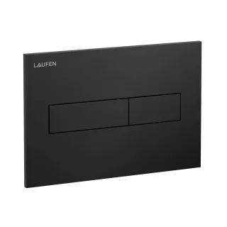 Laufen Betätigungsplatte HORIZON INEO mit Zweimengenbetätigung schwarz matt, H9001117160001 H9001117160001