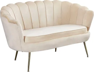 SalesFever 2-Sitzer "Clam Komfort-Duo-Sitz" Muscheldesign-Breite 136 cm: Pure Extravaganz