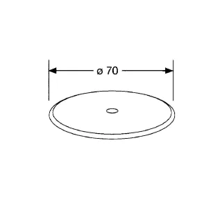 Kludi TASSO 50 Ablaufgarnitur Feinbau-Set Mattschwarz, 7152039-00 7152039-00
