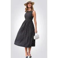 Cupshe Maxikleid Punktiertes ärmelloses Midikleid