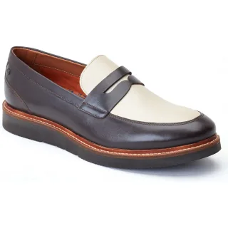 Base London Sid Leder Herren Braun/Beige Loafer