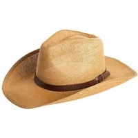 Caspar Cowboyhut HT009 Herren Hut mit braunem Gürtelband