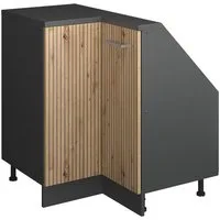 Vicco Kommode Rion, Artisan Eiche/Anthrazit/Anthrazit, 75.6 x 81.6 cm mit 1 Tür (1 St)