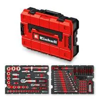 E-Case Werkzeugkoffer Mechanik, 201-teilig, Werkzeug-Set schwarz/rot