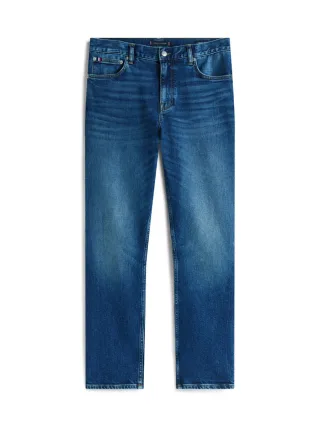 Tommy Hilfiger - Denton Straight Jeans mit Fade-Effekt blau - Gr. - 32