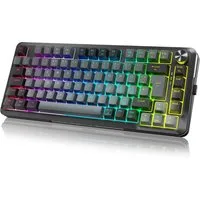 Redragon K681GB-PRO-DE DE-Version, 75 %-Tastatur mit drei Modi Gaming-Tastatur (Dichtungsbauweise, RGB, Longyin-Achse)