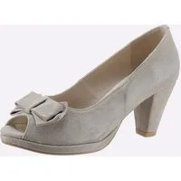 Andrea Conti Peeptoe Pumps