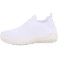 Ital-Design Damen Low-Top Freizeit Sneaker (85698354) Flach Sneakers Low in Weiß