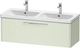 Duravit D-Code Waschtischunterschrank wandhängend Auszug 1, für Doppelwaschtisch  DC4669010HH0000