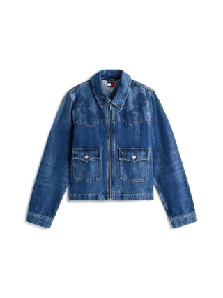 Tommy Jeans - Jeansjacke blau - Gr. - XS