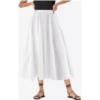 Imily Bela Midirock Damen Elastischer Hochtaillierter Boho-Rock (Packung, 1-tlg., 1per-Pack) mit Taschen