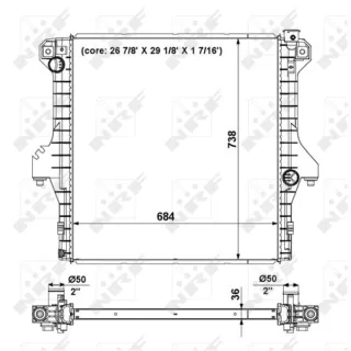 NRF Motork?hler gel?tet 56025