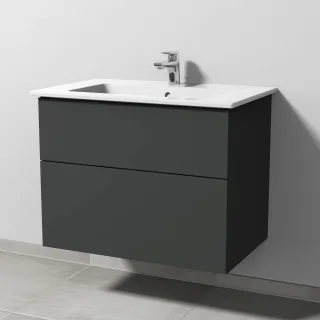 Sanipa 3way Keramik-Set Keramik-Waschtisch und Unterbau (SP323) SP3231B