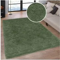 OTTO home Hochflor-Teppich Silky, besonders weich und kuschelig, sehr dichte Qualität, rechteckig, Höhe: 33 mm, rutschhemmend beschichtet, waschbar, uni, Wohnzimmer, Schlafzimmer