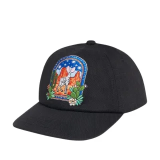 Casablanca Patch Cap L'arche Du Desert Nuit Schwarzer Hut