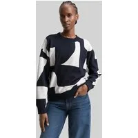 TOM TAILOR Denim Sweatshirt Strick & Sweatshirts Loose Fit Sweatshirt mit Muster