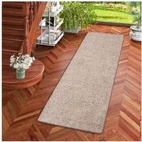 Snapstyle Veloursteppich Hochflor Velours Teppich Läufer Mona, Rechteckig, Höhe: 16 mm