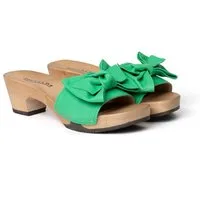 Softclox KLARISSA Nappa jadegrün (hazelnut) Pantolette
