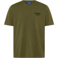 HUGO T-Shirt Nesptee Rundhalsausschnitt, Regular Fit, reine Baumwolle