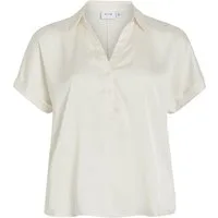 Vila Kurzarmbluse VIENNA RAVENNA S/S TOP - NOOS