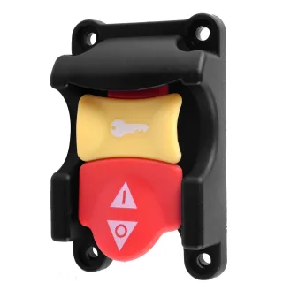 Table Saw Paddle On Off Switch Replacement Compatible with Ryobi Craftsman 125V Safety Key Screw Terminals Emergency Sto