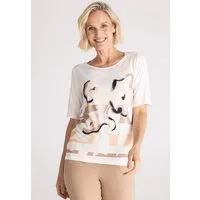 FRANK WALDER T-Shirt mit Printmix