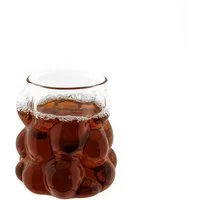 Almina Gläser-Set 400 ml Bubble Gläser Transparent Wassergläser Hitzebeständig, 4-tlg.